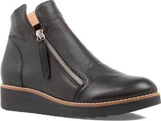 Django & Juliette Ohmy Double Zip Boot in Black/Black Sole Leather at Nordstrom, Size 39