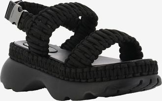 Moncler Websandalen mit Keilsohle Belay 45