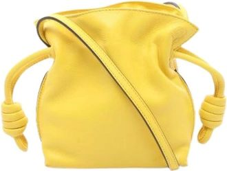 Loewe Bolso de hombro Pre-owned Flamenco Clutch de piel - Pre-owned - Mujer - Amarillo - ONE SIZE