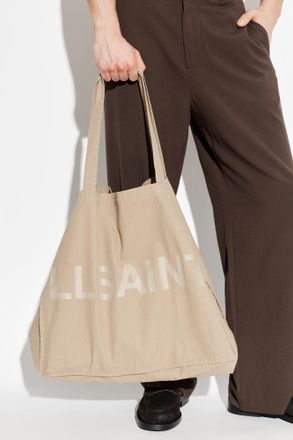 AllSaints Shopper Bag Large Biggy, Mens, Beige