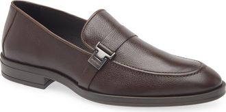 Bruno Magli Pablo Buckle Strap Loafer in Brown Tumbled at Nordstrom Rack, Size 11.5