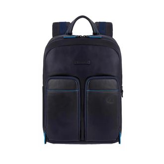 Piquadro Heren, Tassen, Blauw, Maat: ONE Size Leer