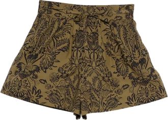 Ulla Johnson Shorts met bloemenprint - Groen