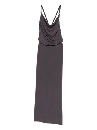 Coperni Maxi Dress with Draped Detailing