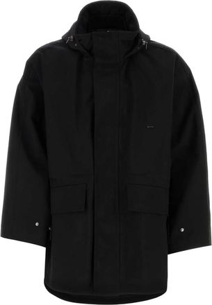 Wooyoungmi Mens Black Nylon Windbreaker - Size EU 50 (Mens)