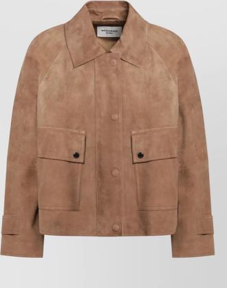 Max Mara leather biker jacket