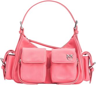 Pinko Cargo Schoudertas - Dames - Schoudertassen - Roze - ONE Size - Polyester - Tassen