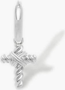Yoj Spiro Hoop Single Maxi Earring in Silver at Nordstrom