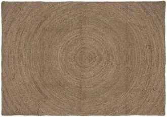 vidaXL Alfombras De &Aacute;rea Rectangular Gris 120 X 170 Cm Yute Vidaxl