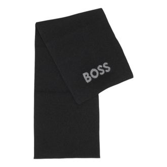 HUGO BOSS Hugo, Winter Scarves, male, Black, Size: ONE SIZE Elios Scarf