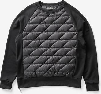 Holden M Down Crew Sweater - Black