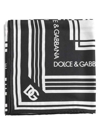 Dolce & Gabbana silk scarf - Black