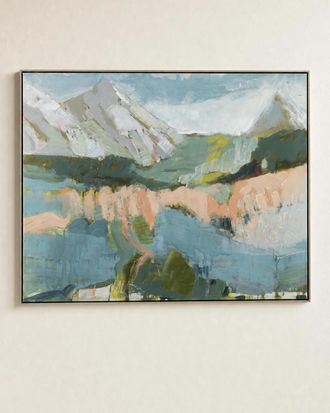 John-Richard Peaks, Large Framed Giclee by Shelley Bolton