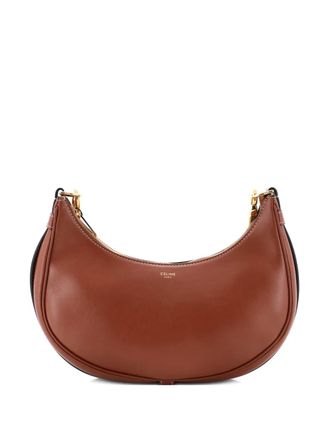Celine Ava Strap Bag Leather Medium hobo bag - Bruin