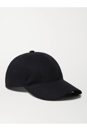 A.P.C. Logo-Embroidered Cotton-Blend Canvas Baseball Cap
