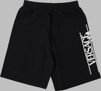 Versace Cotton Bermuda Shorts - Black