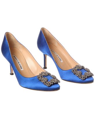 Manolo Blahnik Hangisi 70 Satin Pump