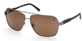 Timberland TB9257 Polarized 08H Mens Sunglasses Brown Size 63