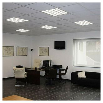Trade Shop Trade Shop Traesio - Trade Shop - Pannello Incasso Griglia Led 55 W Plafoniera Slim Luce Fredda Naturale P595-q