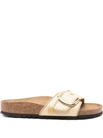 Birkenstock Madrid Big Buckle Natural, Raffia