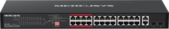 No Brand Mercusys Ms126cp Switch Gigabit Ethernet (10/100/1000) Energ&iacute;a Sobre Ethernet (poe) 1u Negro