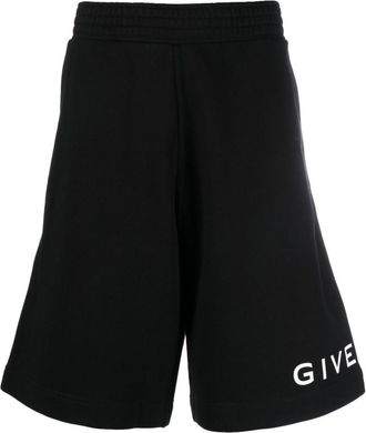Givenchy Black Logo Shorts