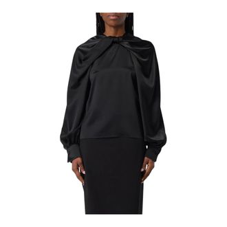 Max Mara Dames, Blouses & Shirts, Zwart, Maat: S Zijde
