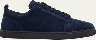 Christian Louboutin ネイビー エスパドリーユスニーカー　38 CHRISTIAN LOUBOUTIN MEN Louis Jr embellished leather