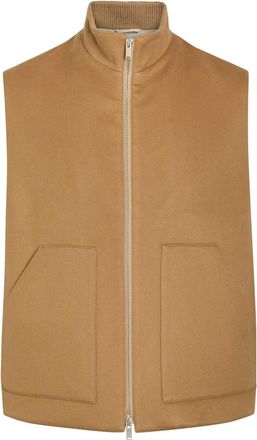 Lardini Wool and Silk-blend Gilet - Beige - 54 (UK44 / Xxl)