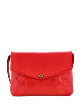 Louis Vuitton Twice Handbag Monogram Empreinte Leather crossbody bag - women - Calf Leather - One Size - Red
