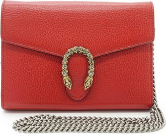 Gucci Gucci leren crossbodytas Dionysus portemonnee met ketting