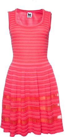 Missoni pink striped lurex dress Size S