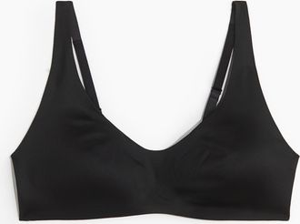 H&M Wattierter Soft-BH aus Mikrofaser - Schwarz