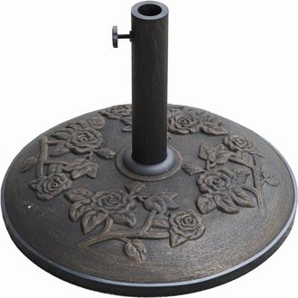 Vacchetti Base De Sombrilla Bronce 50 Cm 25 Kg Mod. Michigan