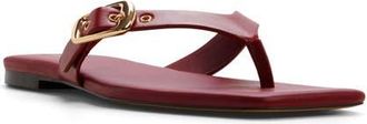 Aldo Leonnia Buckle Flip Flop in Medium Red at Nordstrom, Size 8.5