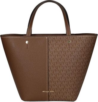 Michael Michael Kors Borsa tote con monogramma - Marrone