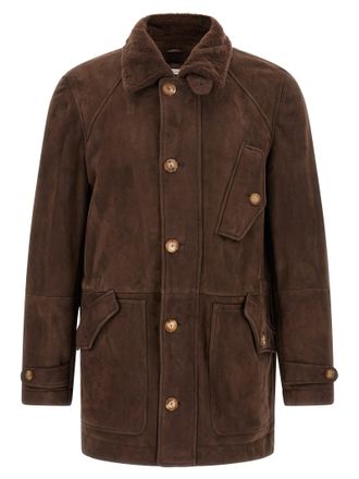 Brunello Cucinelli Mens Parka Model Sheepskin Jacket
