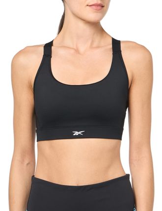 Reebok Womens Standard Lux High Impact Bra, Black