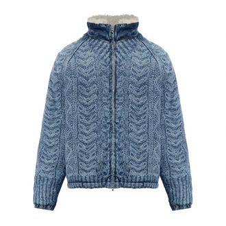 Diesel D-Kraps-S Jas - Heren - Winterjassen - Blauw - S - Katoen - Jassen