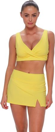 Sunsets Elsie Bikini Swimsuit Top - DD Cup in Pineapple Crepe at Nordstrom, Size 34