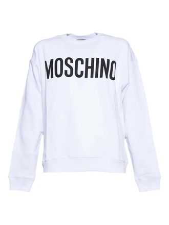 Moschino logo-print sweatshirt - White