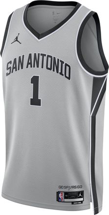 Nike Dri-FIT NBA Victor Wembanyama San Antonio Spurs 2025/26 Statement Edition Swingman Jersey Flat Silver HM4882-007