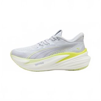 Puma Womens Magmax Nitro 2 Sneaker In Silver Mist/ Apple Spritz