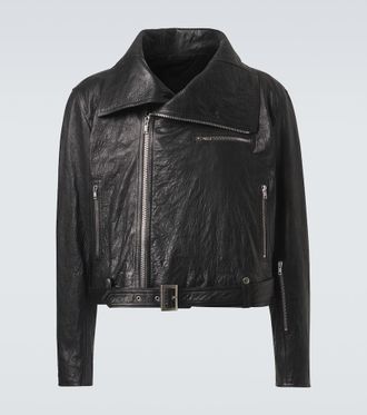 Rick Owens Giacca biker Dracubiker in pelle