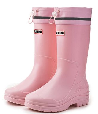 Pangolin Womens Waterproof Knee High Wellington Boots with Removable Cotton Liner, Adjustable Drawstring Top, Reflective Strip, Non-Slip Grip Sole Warm Winter 