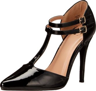 Journee Collection Tru Pump Black TRU-BLK Womens