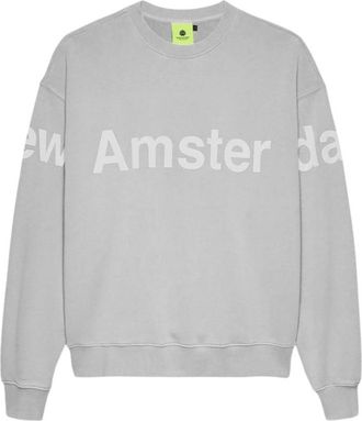 New Amsterdam Surf Association Hombre, Sudaderas, Gris, Talla: S
