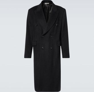 Our Legacy Whale double-breasted mohair-blend coat