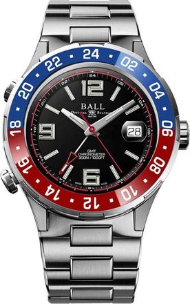 Ball Roadmaster Pilot GMT Automatic Black Dial Mens Watch DG3038A-S2C-BK