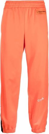 Heron Preston Ctnmb Logo Trackpants Orange Joggers - Heren - Sweatpants - Oranje - S - Katoen - Broeken